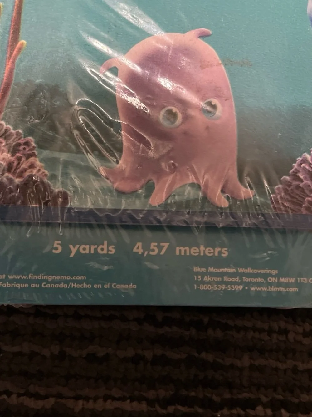 Finding Nemo Pre-Pasted Fish Border - Blue